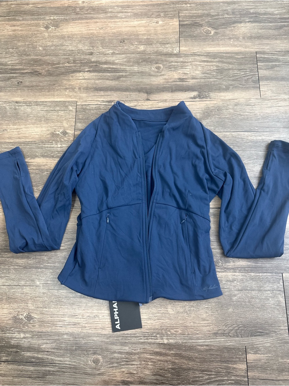 Navy Women's Lightweight Zip Jacket